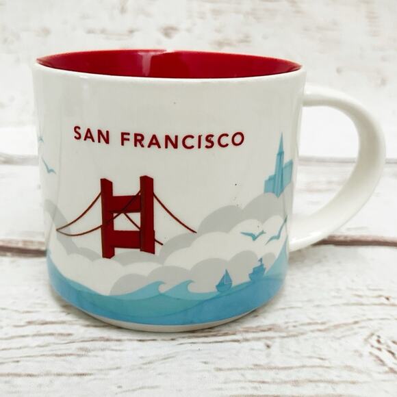 STARBUCKS You Are Here San Francisco Mug 14oz - Picture 1 of 6